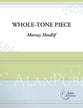 WHOLE TONE PIECE PERCUSSION ENSEM cover